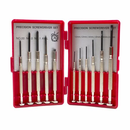 EXCEL BLADES Mini Tool Set with Screwdrivers Needlepoint and Magnet, 11pcs. 6pk 55696